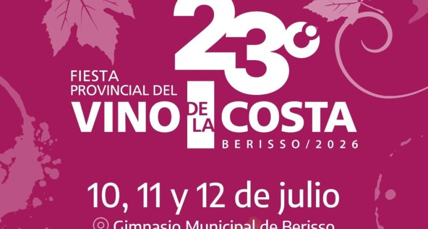 Berisso: Se realizar&aacute; la 23&deg; edici&oacute;n de la Fiesta del Vino de la Costa