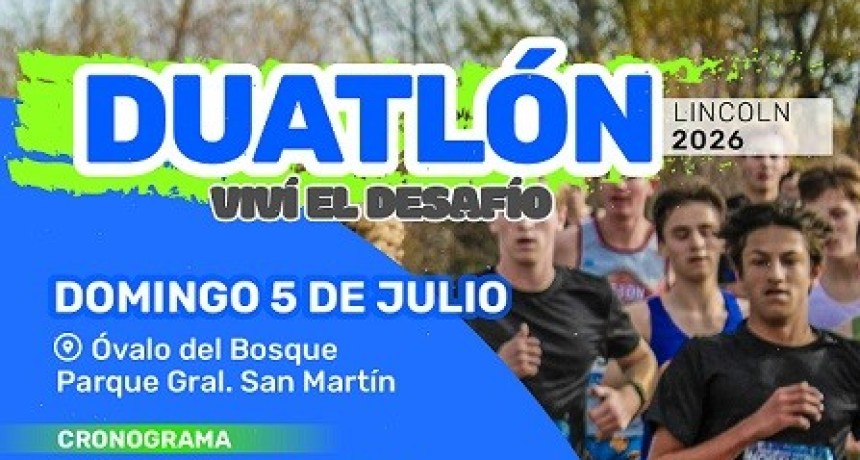 Lincoln: Se viene el duatl&oacute;n &ldquo;Viv&iacute; el desaf&iacute;o de 27 Km 