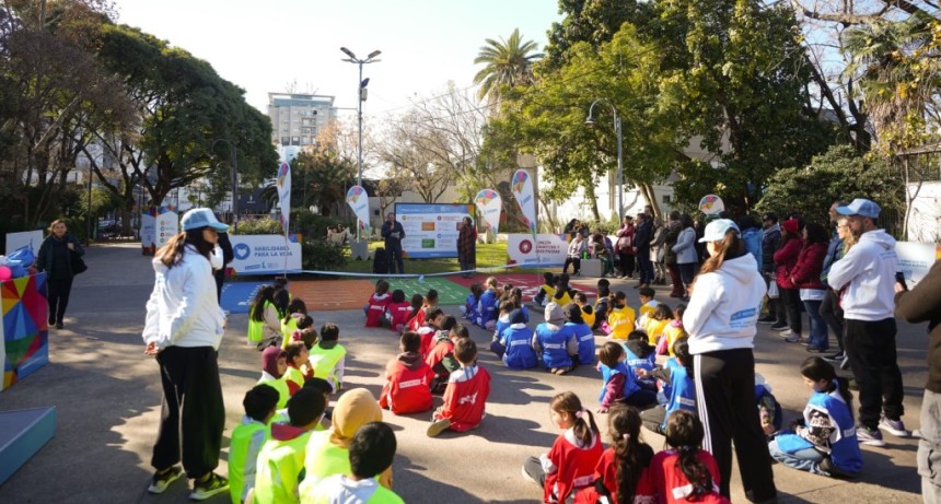 Vicente L&oacute;pez: El Municipio inaugur&oacute; la Plaza Activa Joy of Moving en Olivos