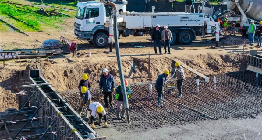 Jun&iacute;n: Fiorini destac&oacute; los avances y el ritmo de trabajo de la obra del paso nivel