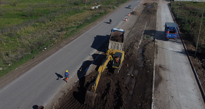 La Provincia avanza con la obra de la Ruta Provincial N&ordm;1003 en Merlo y Mor&oacute;n