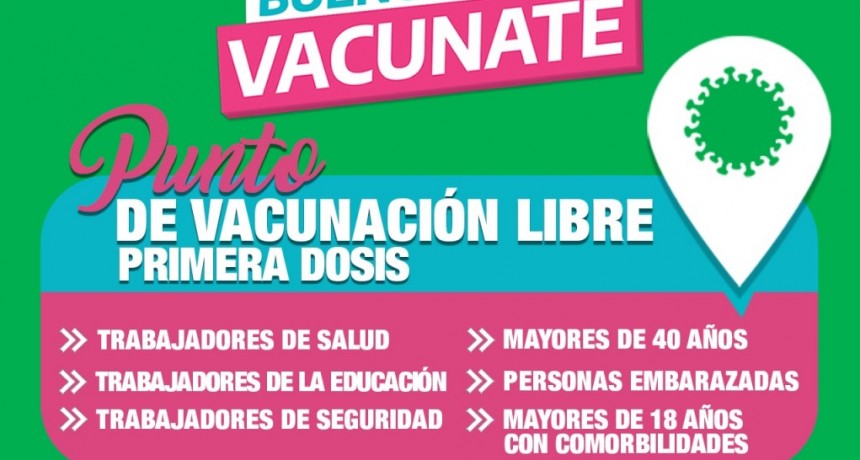 Ensenada: Punto de vacunación libre en el distrito