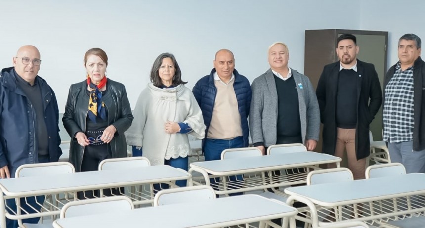 Pte. Perón: Blanca Cantero inauguró las nuevas instalaciones de la Escuela Primaria N° 5