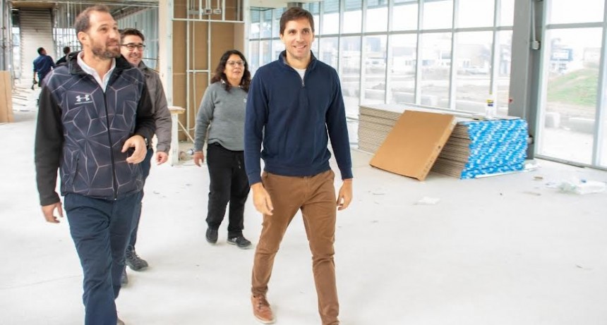 San Nicolás: Passaglia y Angélico supervisaron los avances del Hospital de Zona Oeste