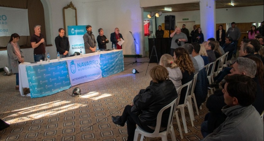 Navarro: Se realizó el sorteo de las viviendas que se están construyendo en Villa Moll