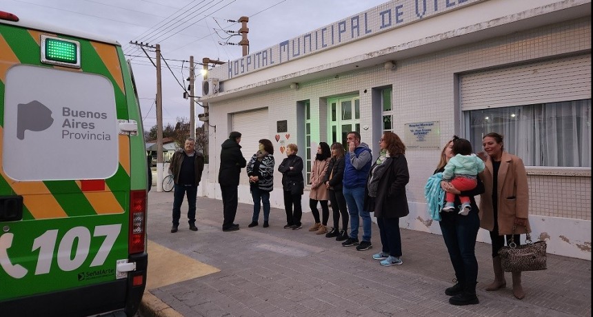 Puan: Castelli entregó una ambulancia al Hospital Municipal 
