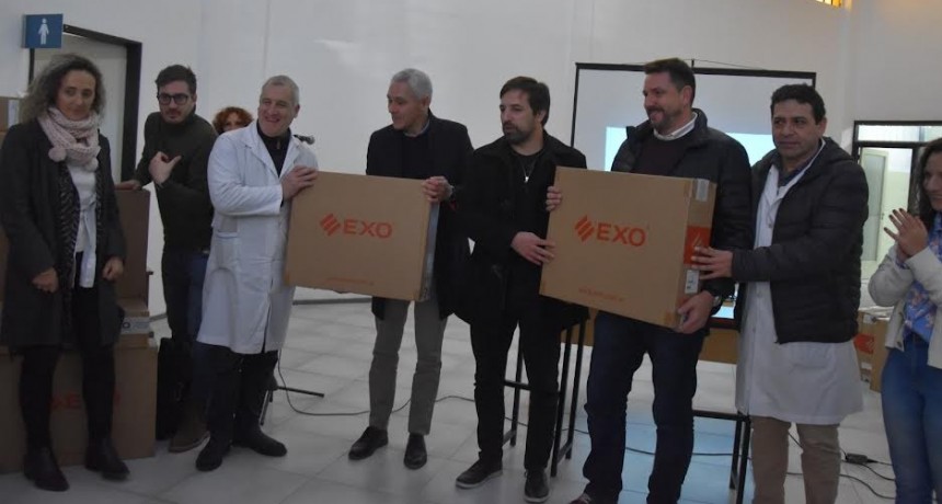 Berisso: Cagliardi y Kreplak inauguraron la Historia de Salud Integrada 