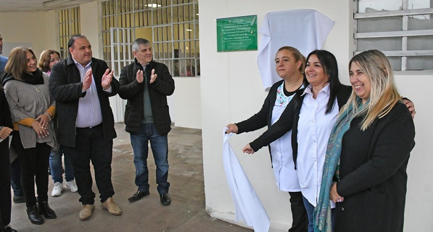 Chivilcoy: Britos participó del acto de inauguración de obras de la Escuela N° 18