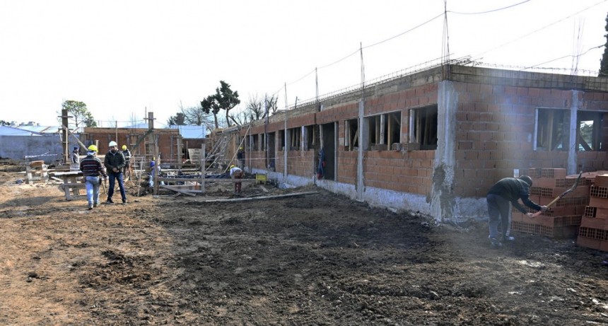 Tigre: El Municipio avanza con la construcción del nuevo edificio de la Escuela Secundaria N° 47 de Benavídez