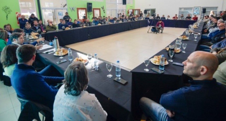 Axel Kicillof se reunió con representantes del sector productivo en Chivilcoy