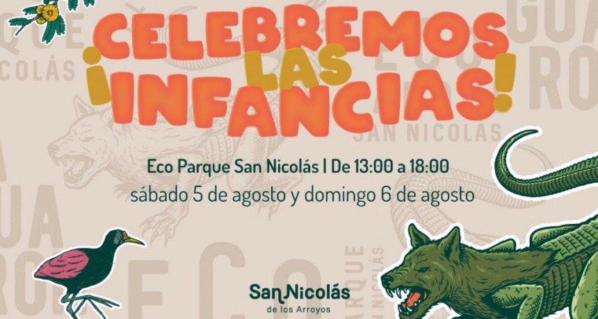 San Nicolás: El Municipio celebra el Día de las Infancias en el Eco Parque 
