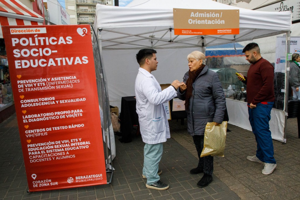 Berazategui: El Municipio conmemoró el Día Nacional del Testeo Rápido de VIH 