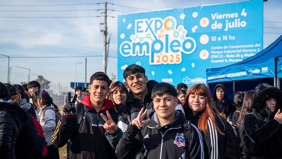 Moreno: Se realizó la 4° edición de la Expo Empleo 2025