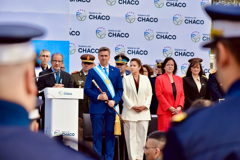 Chaco: Zdero acompañó el acto central por el Día de la Independencia Argentinas