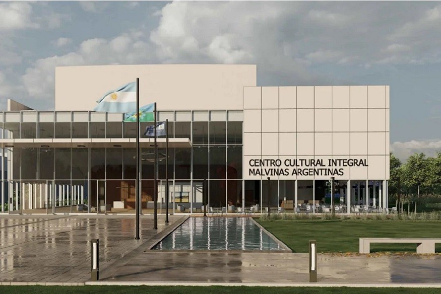 Malvinas Argentinas: Nardini recorrió los avances de obra del Teatro Municipal