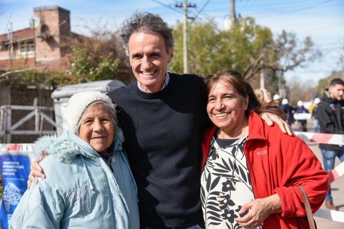 Ituzaingó: Katopodis y Descalzó supervisaron en la Red Secundaria de Agua en el distrito