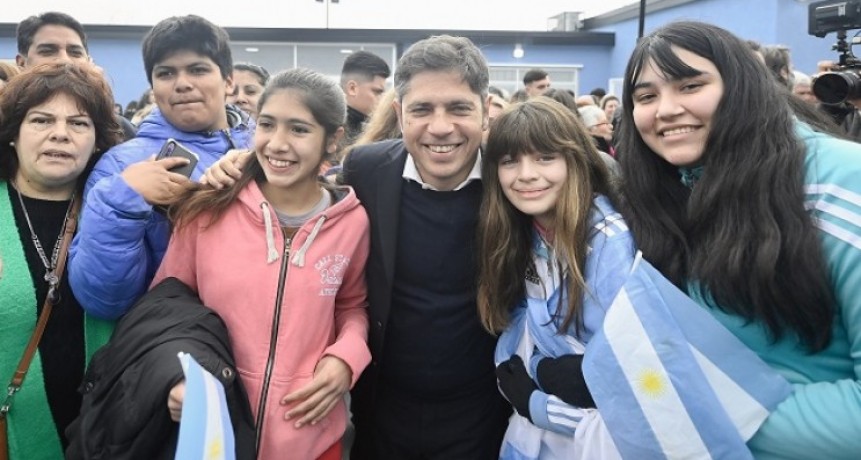 Kicillof inauguró el nuevo edificio de la Escuela Secundaria N° 14 en Presidente Derqui