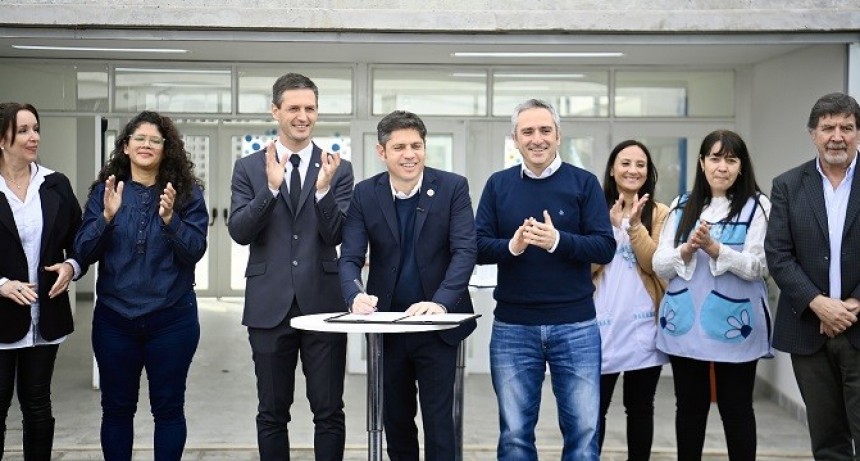 Kicillof inauguró un nuevo Polo Educativo en Alejandro Korn