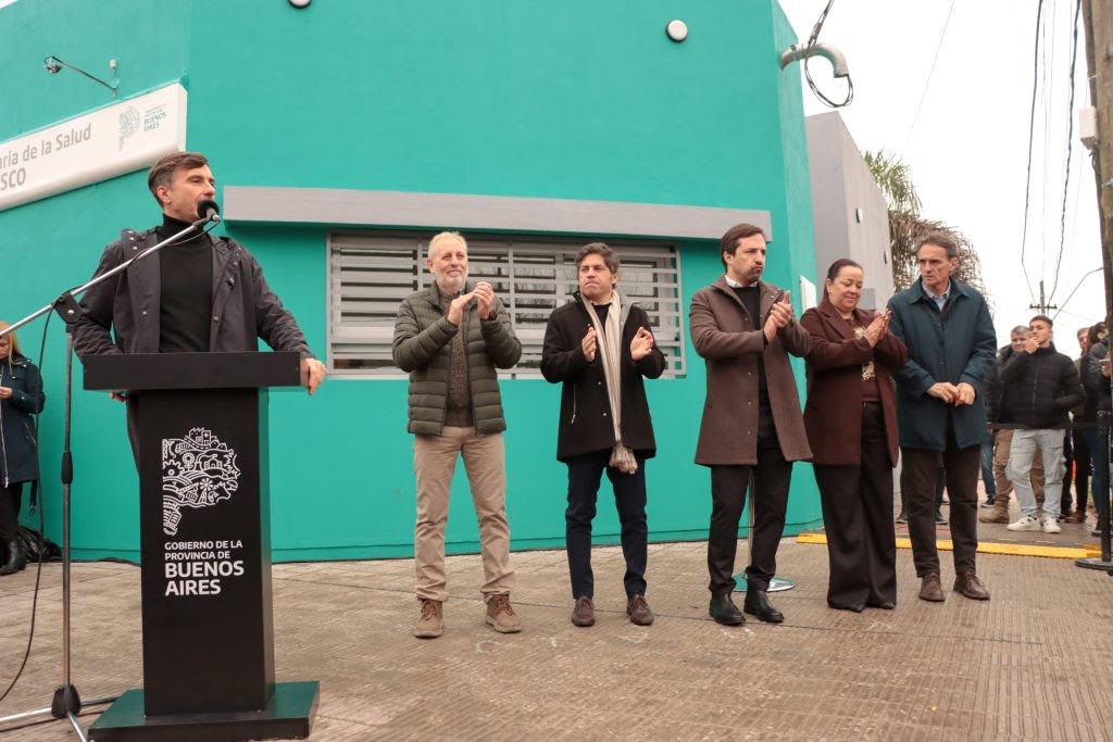 Mor&oacute;n: Ghi y Kicillof inauguraron el nuevo Centro de Salud Papa Francisco en Castelar