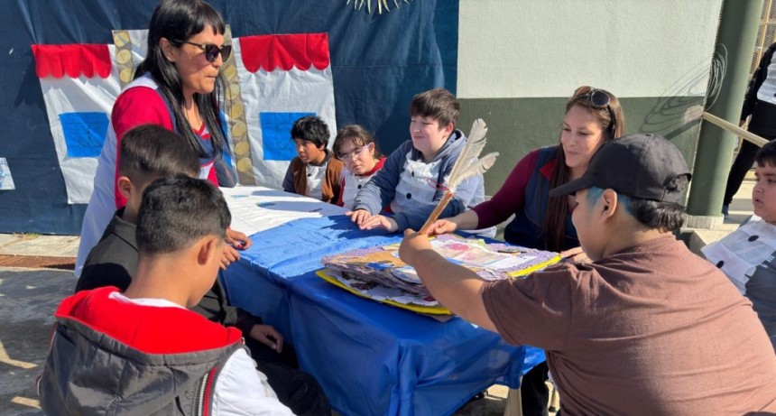 Pte. Per&oacute;n: Cantero encabez&oacute; un emotivo acto patrio en la Escuela Especial N&deg; 502