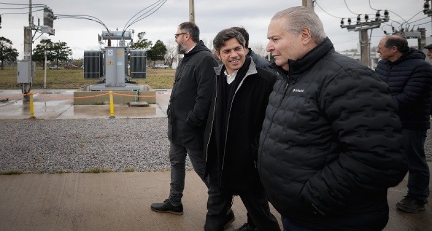 Kicillof inaugur&oacute; la nueva Estaci&oacute;n Transformadora de Salto
