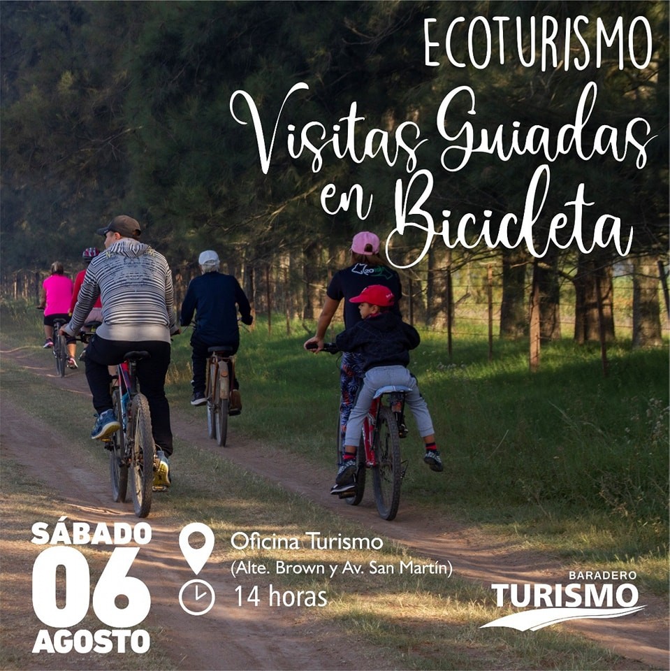 Baradero: Se realizarán visitas guiadas en bicicleta por atractivos naturales de la ciudad  