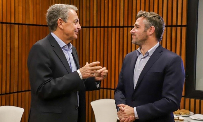 Federico Achával se reunió con los ex presidentes de Colombia y España