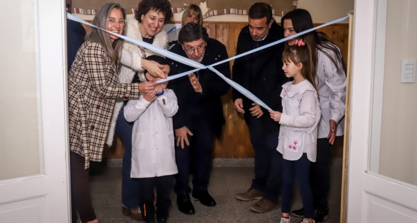 Puan: Se inauguraron dos nuevas aulas en la Escuela Primaria N° 1 