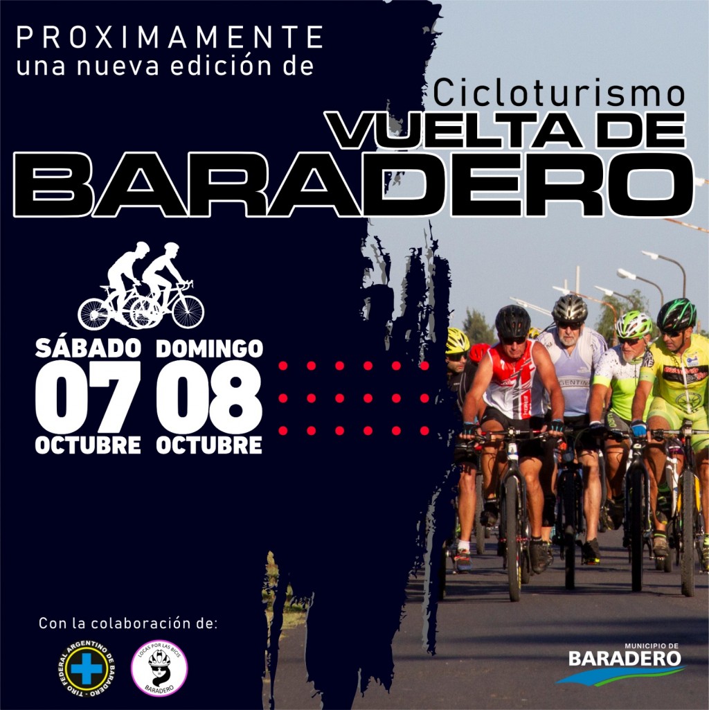 Se viene la Vuelta de Baradero 2023, evento de cicloturismo en la ciudad