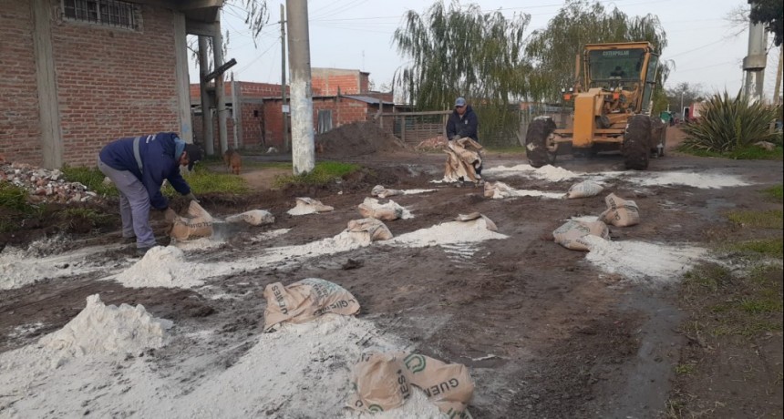 Pte. Perón: El Municipio refuerza el plan de mejoramiento de la infraestructura urbana en los barrios 