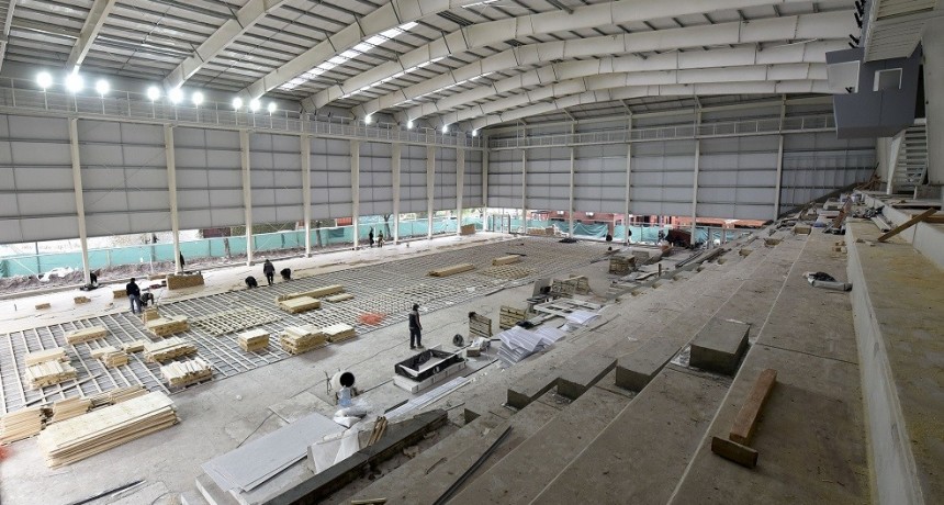 Tigre: Julio Zamora monitoreó la construcción del nuevo microestadio municipal de Benavídez