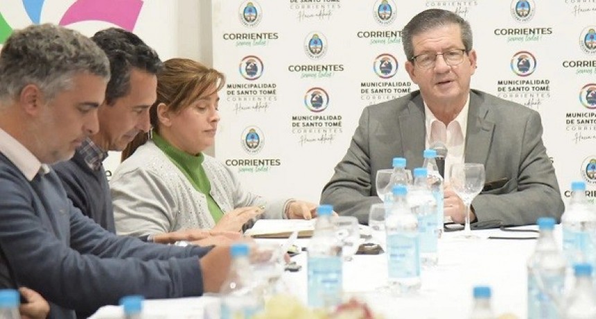 Corrientes: Poccard presidió reunión del Consejo Económico y Social en Santo Tomé