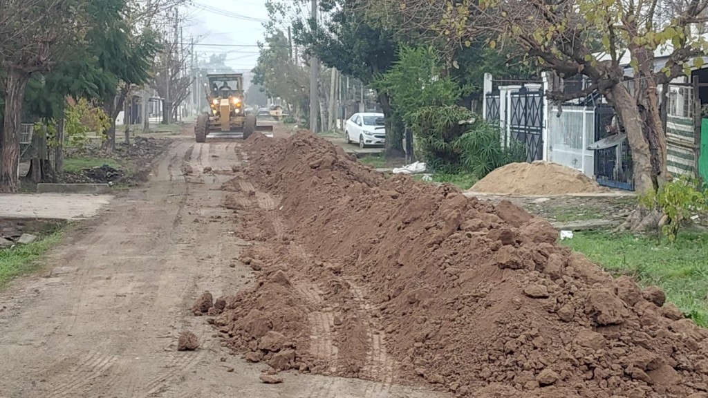 Pte. Perón: Avanzan las obras viales en el partido 