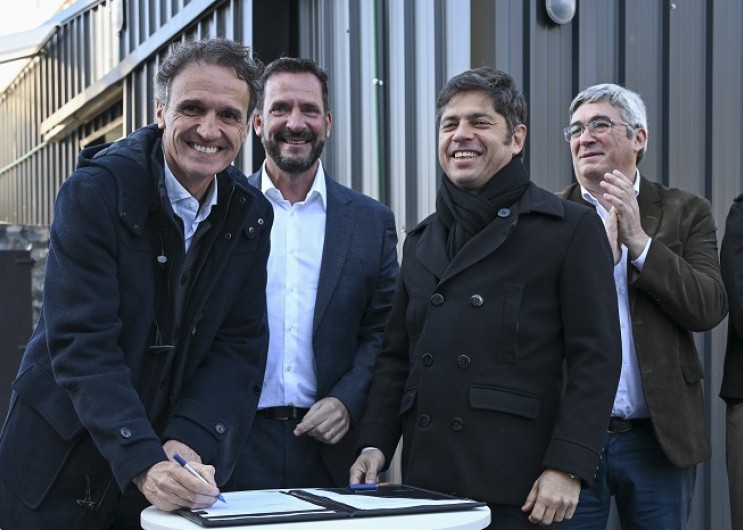 Kicillof y Katopodis inauguraron un nuevo Mercado Bonaerense Fijo en Escobar