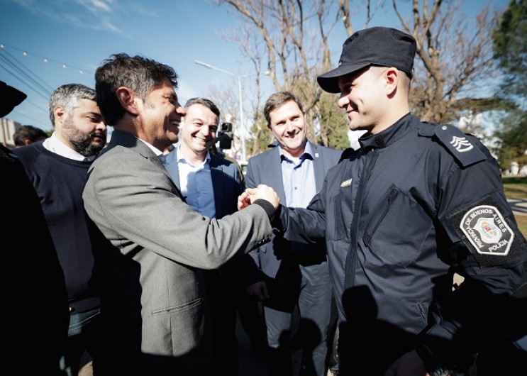Kicillof puso en funcionamiento patrulleros y motos para reforzar la seguridad en Arrecifes