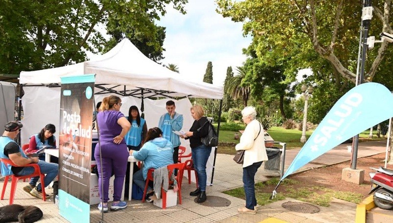 Luján: Las Postas de Salud funcionarán en Plaza Colón durante las próximas semanas