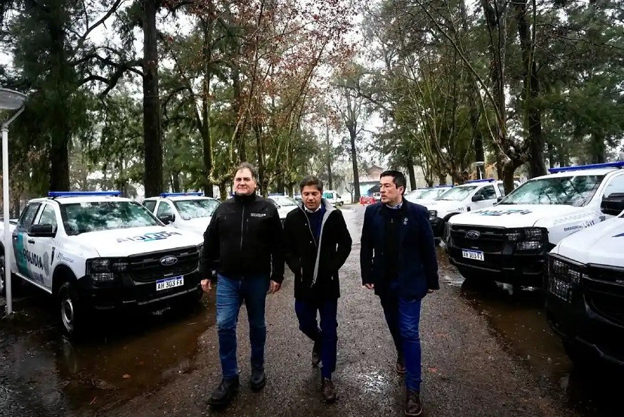 Malvinas Argentinas: Nardini puso en función los nuevos 19 patrulleros entregados por la Provincia