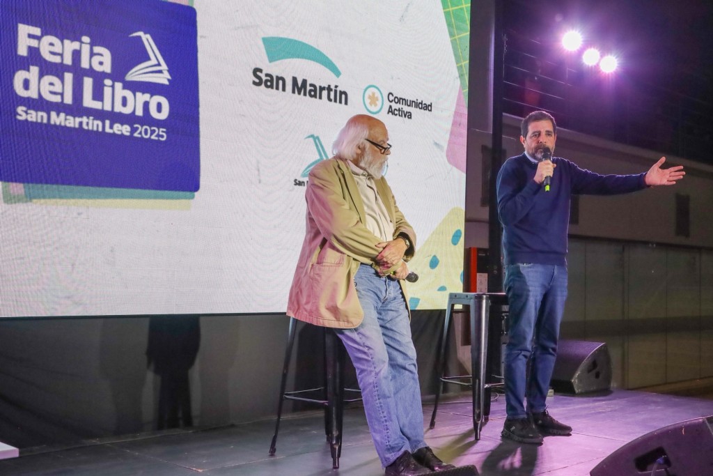 San Martín: Fernando Moreira inauguró la 4° edición de la Feria del Libro