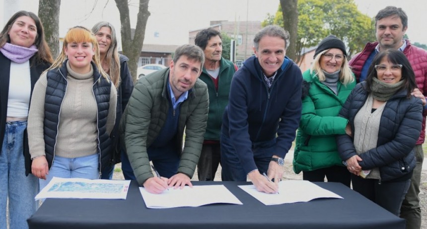 Mercedes: Ustarroz anunció junto a Katopodis la pavimentación de la Av. San Martín