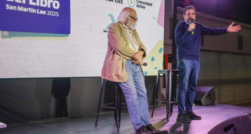 San Martín: Fernando Moreira inauguró la 4° edición de la Feria del Libro