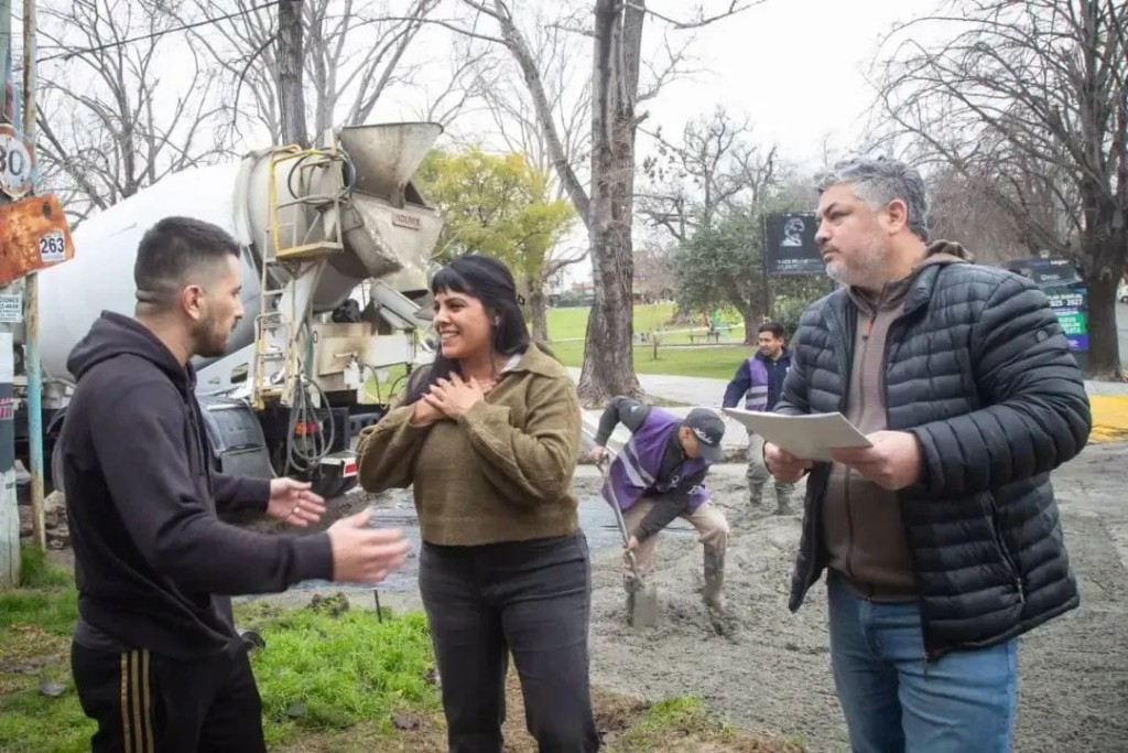 Quilmes: El Municipio intensifica los trabajos de hormig&oacute;n en Bernal 