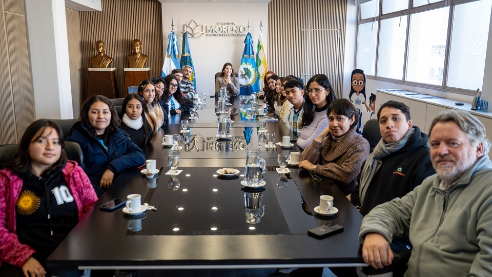 Moreno: Mariel Fern&aacute;ndez recibi&oacute; a estudiantes de Universidades de M&eacute;xico