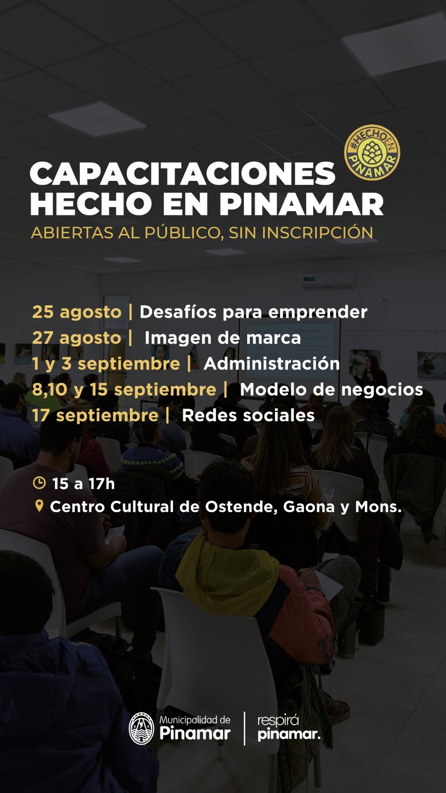 Pinamar: Vuelven las capacitaciones &ldquo;Hecho en Pinamar&rdquo;