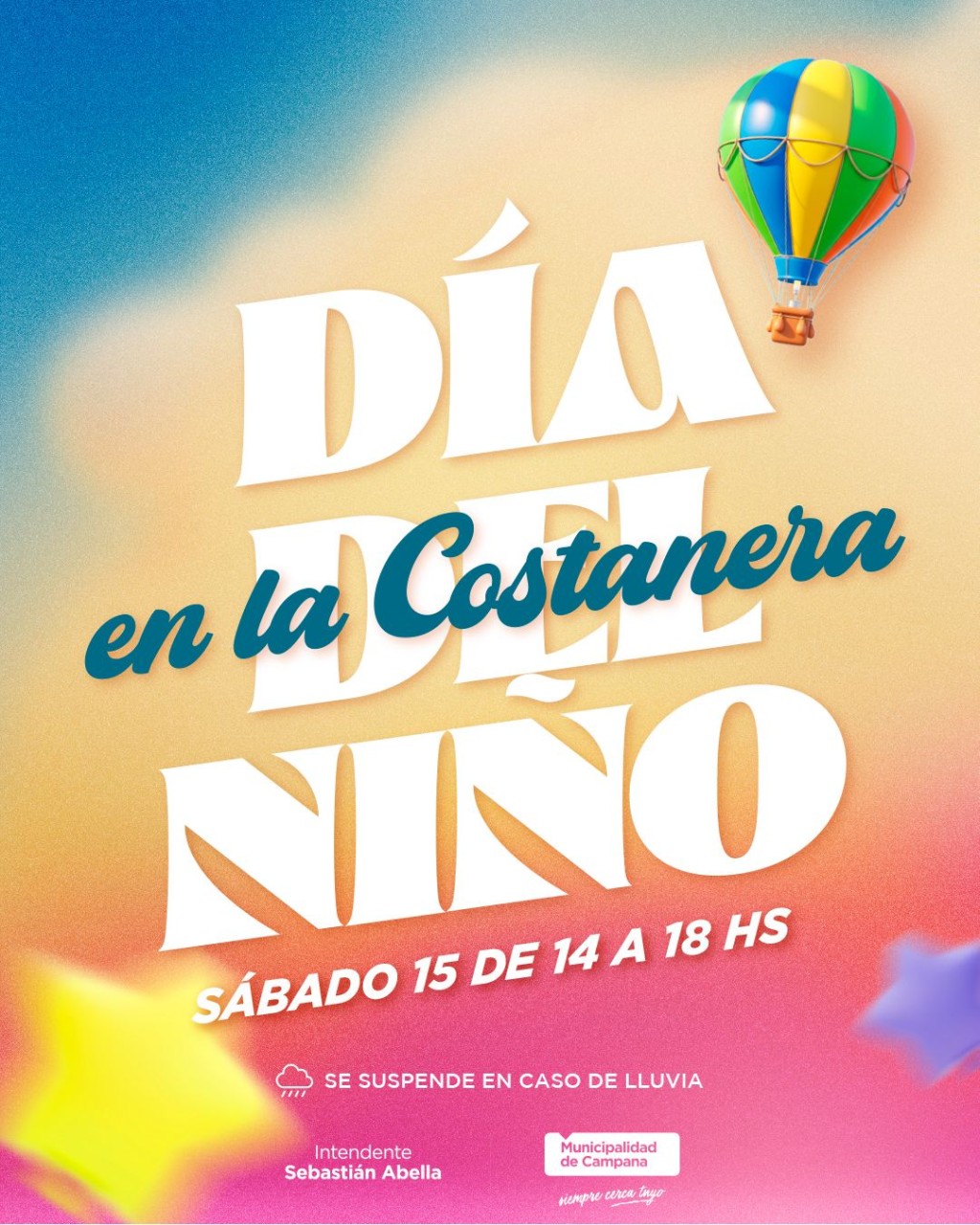 Campana: El Municipio celebrar&aacute; el D&iacute;a del Ni&ntilde;o en la Costanera