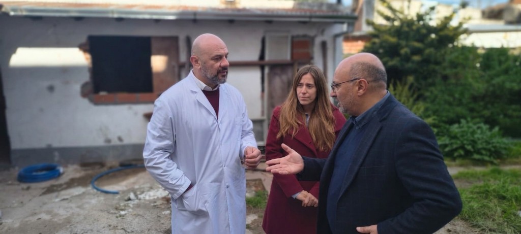 Balcarce: Reino recorri&oacute; el avance de la obra en el Hospital Municipal 