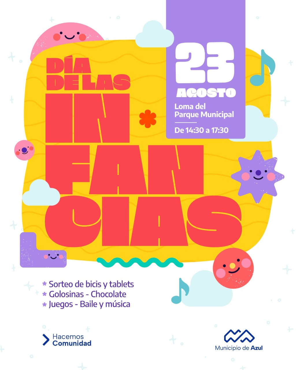 Azul: Este domingo en el Parque, el Municipio festejar&aacute; el D&iacute;a de las Infancias