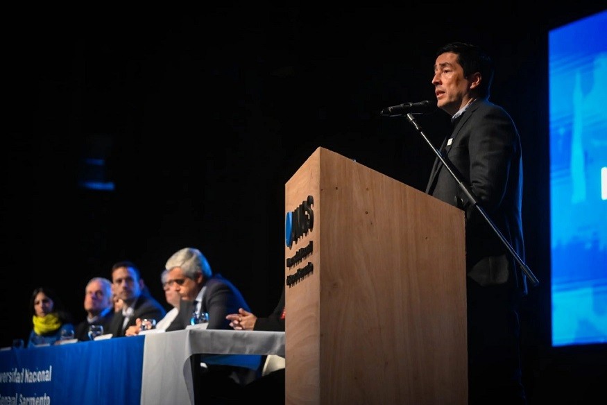 Malvinas Argentinas: Nardini acompa&ntilde;&oacute; la asunci&oacute;n de autoridades de la Universidad Nacional de General Sarmiento