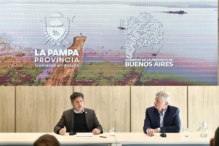 Kicillof y Ziliotto firmaron convenios para la prevenci&oacute;n y mitigaci&oacute;n de los efectos del fen&oacute;meno El Ni&ntilde;o en La Pampa