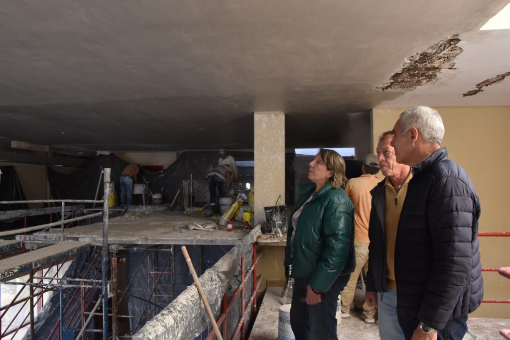 Berisso: Avanzan las obras en la Escuela de Arte del distrito
