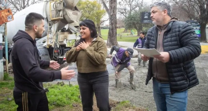 Quilmes: El Municipio intensifica los trabajos de hormig&oacute;n en Bernal 